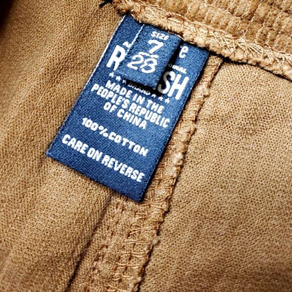 NWT Rewash Corduroy High Waisted Skirt W/ Belt Tie & Zipper - Picture 8 of 8